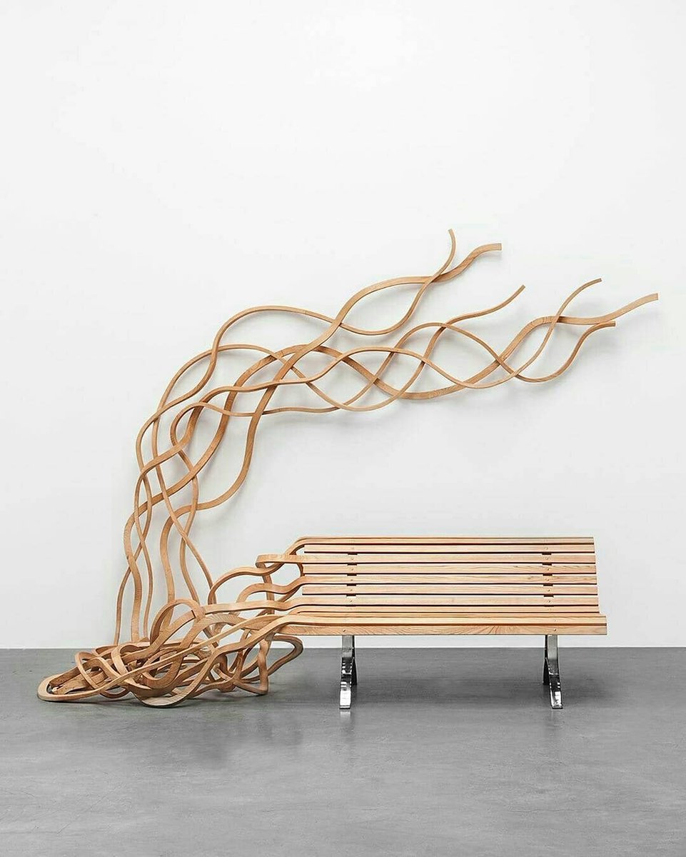 ifillhomes's tweet photo. These 6 benches are inspired by spaghetti. What is your favorite one? Swipe left to see all versions!
.
A work by pabloreinosoofficial, a Franco-Argentinian sculptor who created his first sculpture at thirteen and his first bench-sculpture at fifteen. https://t.co/BpZnVc8JWH