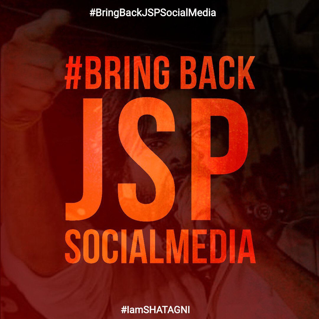 Trend_Janasena's tweet photo. @TrendPSPK #BringbackJspsocialmedia https://t.co/rztQsYyZqY