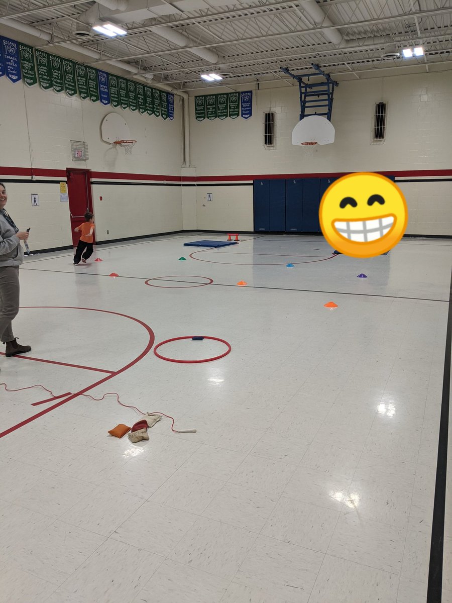 Mrs_Bens's tweet photo. "Miss. Van Geffen can you please make us an obstacle course for DPA?!"
What a fun way to get active and monitor students' body awareness! 
@EY_uwindsor https://t.co/UWzQHycRsM