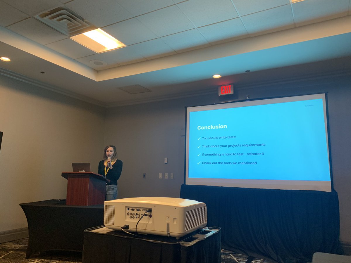 antonioperic's tweet image. Write tests, think about your project requirements, if something is hard to test - refactor it. Great talk by @paoolala #sunshinephp