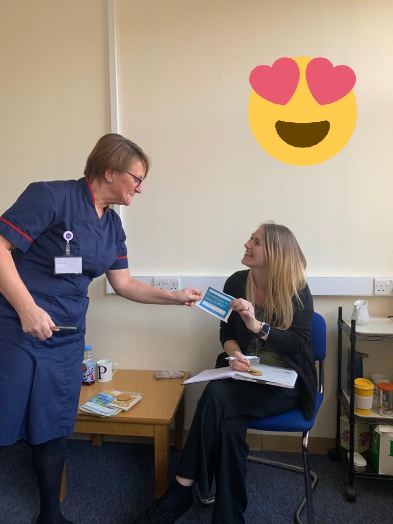 The fabulous Polly <a href="/kghmaternity/">@kghmaternity</a> reaching out in #FriendlyFebruary....make sure your colleagues are ok.
#PerceptionsOfMidwifery