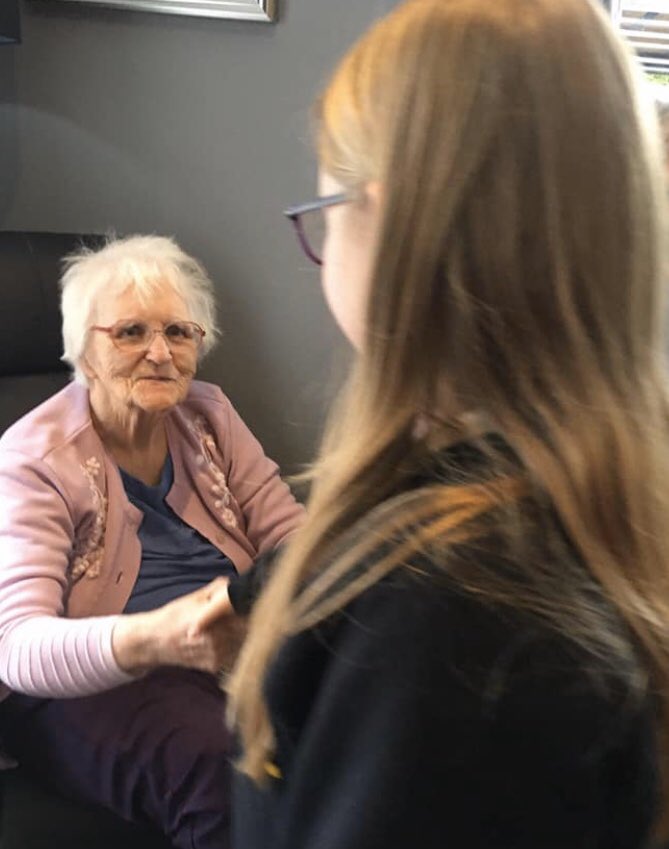 carronshoreEP's tweet photo. We are really looking forward to going back to Carrondale Nursing Home. We will be singing more songs and dancing. #CPStimetravellers I think you can see from the smiles on all the faces how beneficial this is to all involved. #generationproject @GregNicol94 @carronshoreps https://t.co/mwUAvtDwk3
