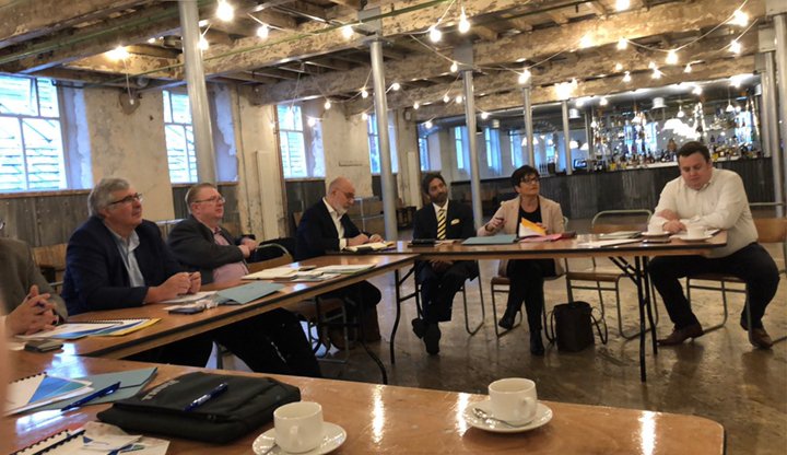 UPLPaper's tweet photo. At the start of this week, we had our annual sales conference to discuss our plans for #2020. Union Papertechs agents traveled from as far as South Africa and New Zealand to attend! Big thanks to @HolmesMill for hosting the conference. #tea #coffee #filter #paper #manufacturingUK https://t.co/blXwnvDiwR