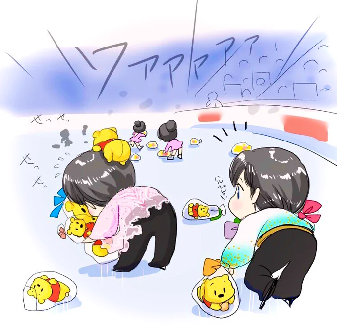 神演技の直後なのに、自らぷーちゃんシャワーのお片付けする姿が印象的すぎて…( ᵒ̴̶̷̥́ ∇ ᵒ̴̶̷̣̥̀ )いつだって心配りの出来る尊い人?
この四大陸はこれぞ"羽生結弦" を沢山見られて幸せです。もう、明後日のSEIMEI様も、伝説の予感しかしない?
(*'˘`*)✨

(これはチョット妄想↓) 