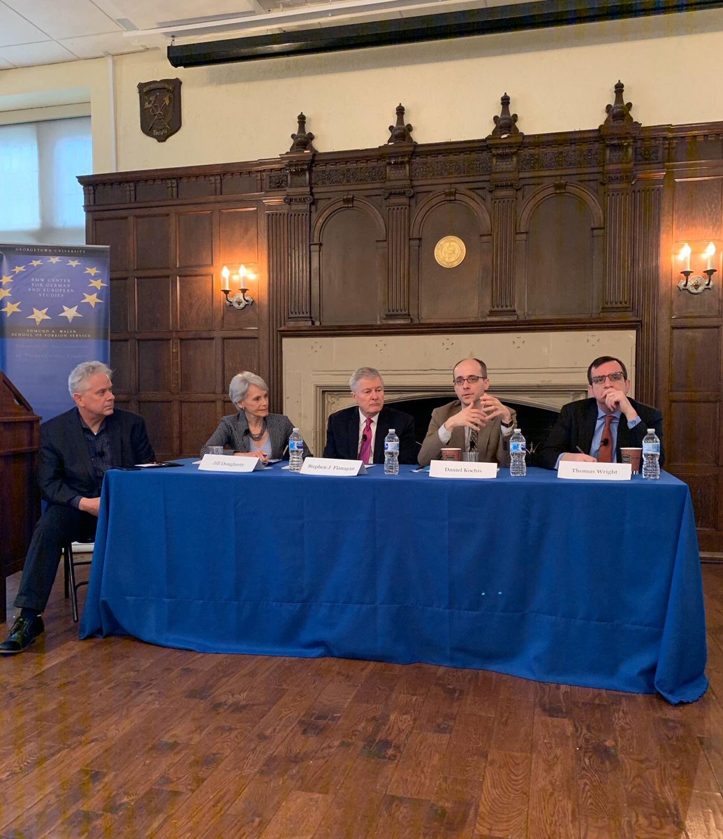 theeuropedesk's tweet photo. Expert panelists @TAPSGeorgetown including @jillrussia, @dankochis and @thomaswright08 discuss security challenge posed by #Russia and #China and a return to great power competition #TAPS2020 @EuropaSaxa https://t.co/ZgNg9QDilq