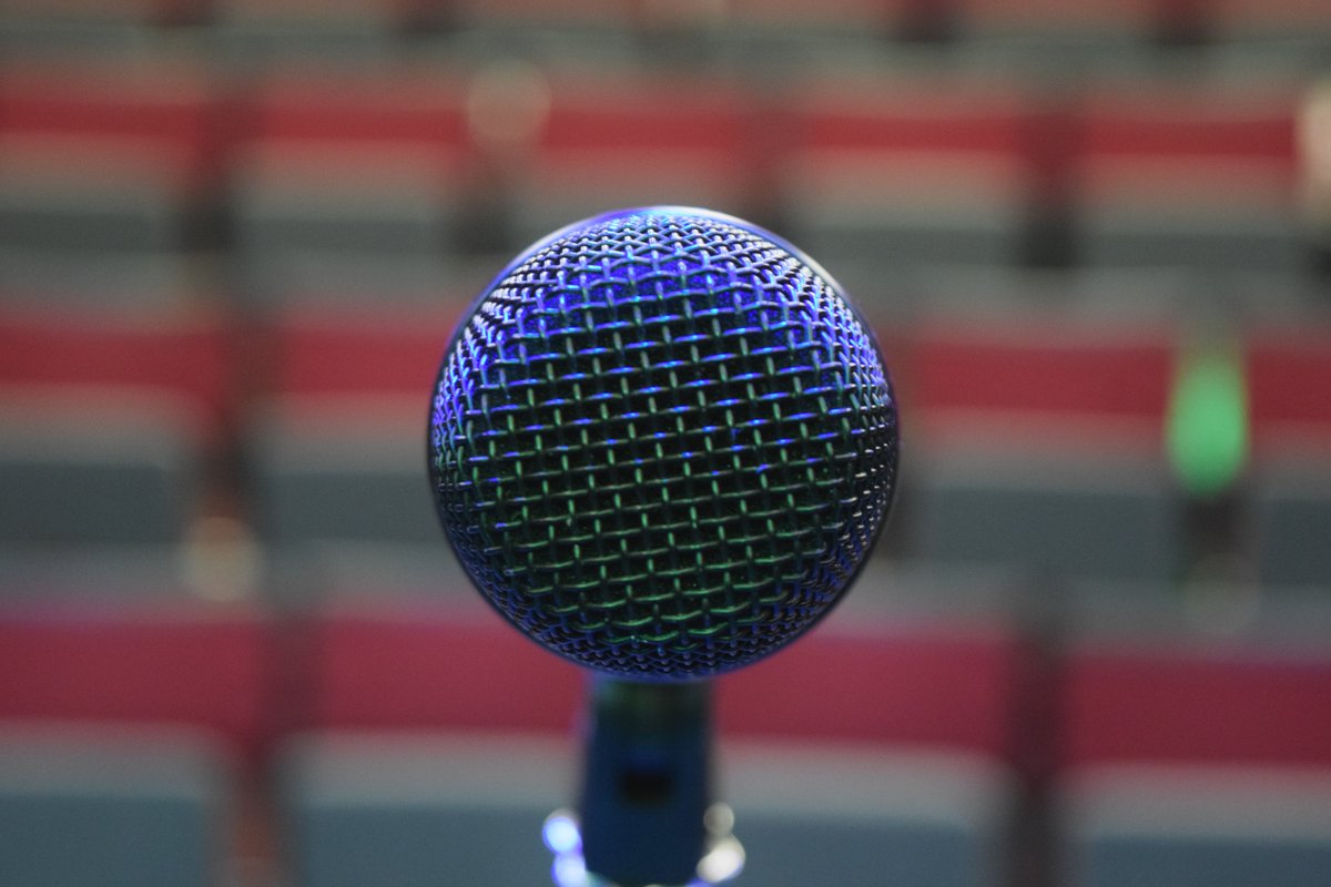 BedfordModern's tweet photo. The sound checks are taking place in the Howard Hall ahead of Open Mic Night this evening. The stage is set as our students prepare to make a lot of noise and rock the house. Join us at 7pm, admission is free.  #greatnightout https://t.co/gW760fyMpP