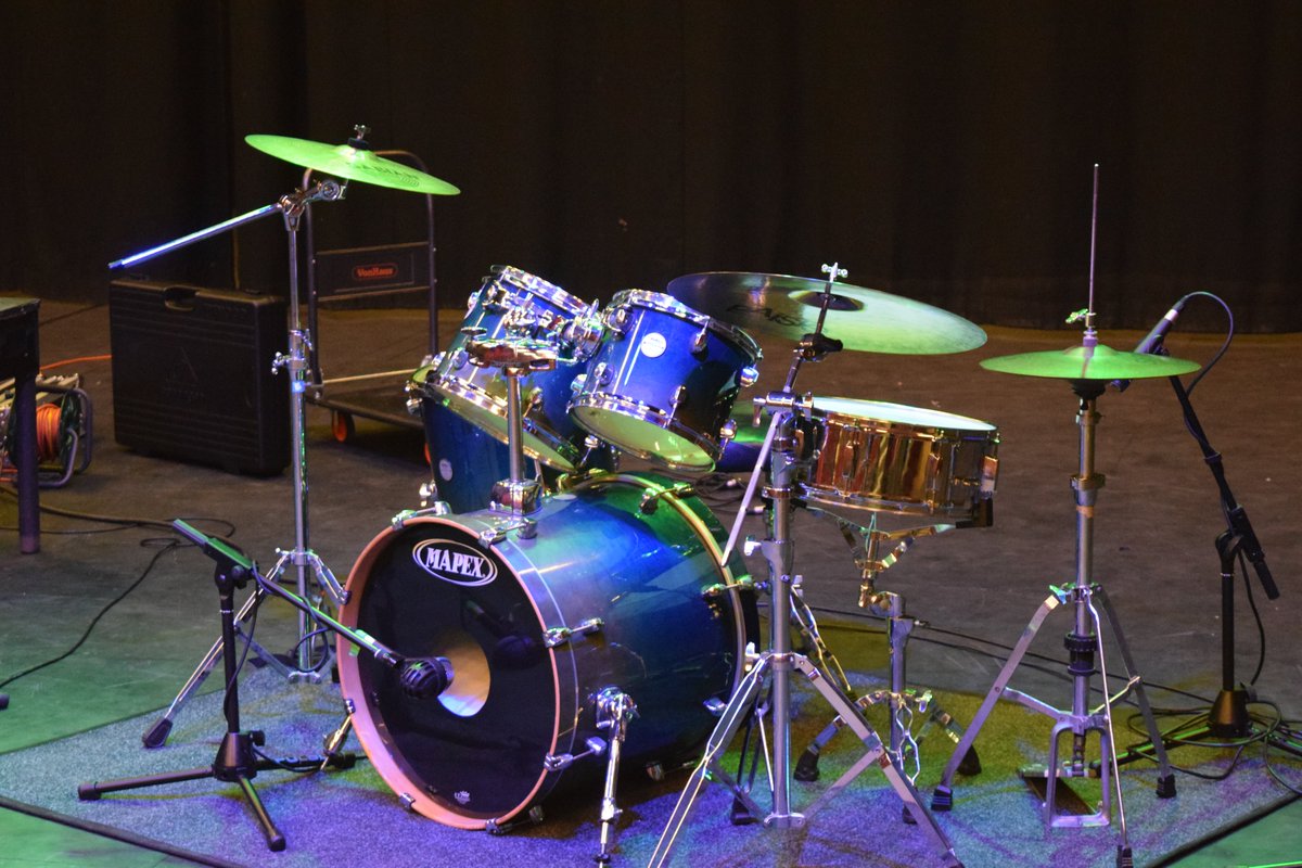 The sound checks are taking place in the Howard Hall ahead of Open Mic Night this evening. The stage is set as our students prepare to make a lot of noise and rock the house. Join us at 7pm, admission is free.  #greatnightout