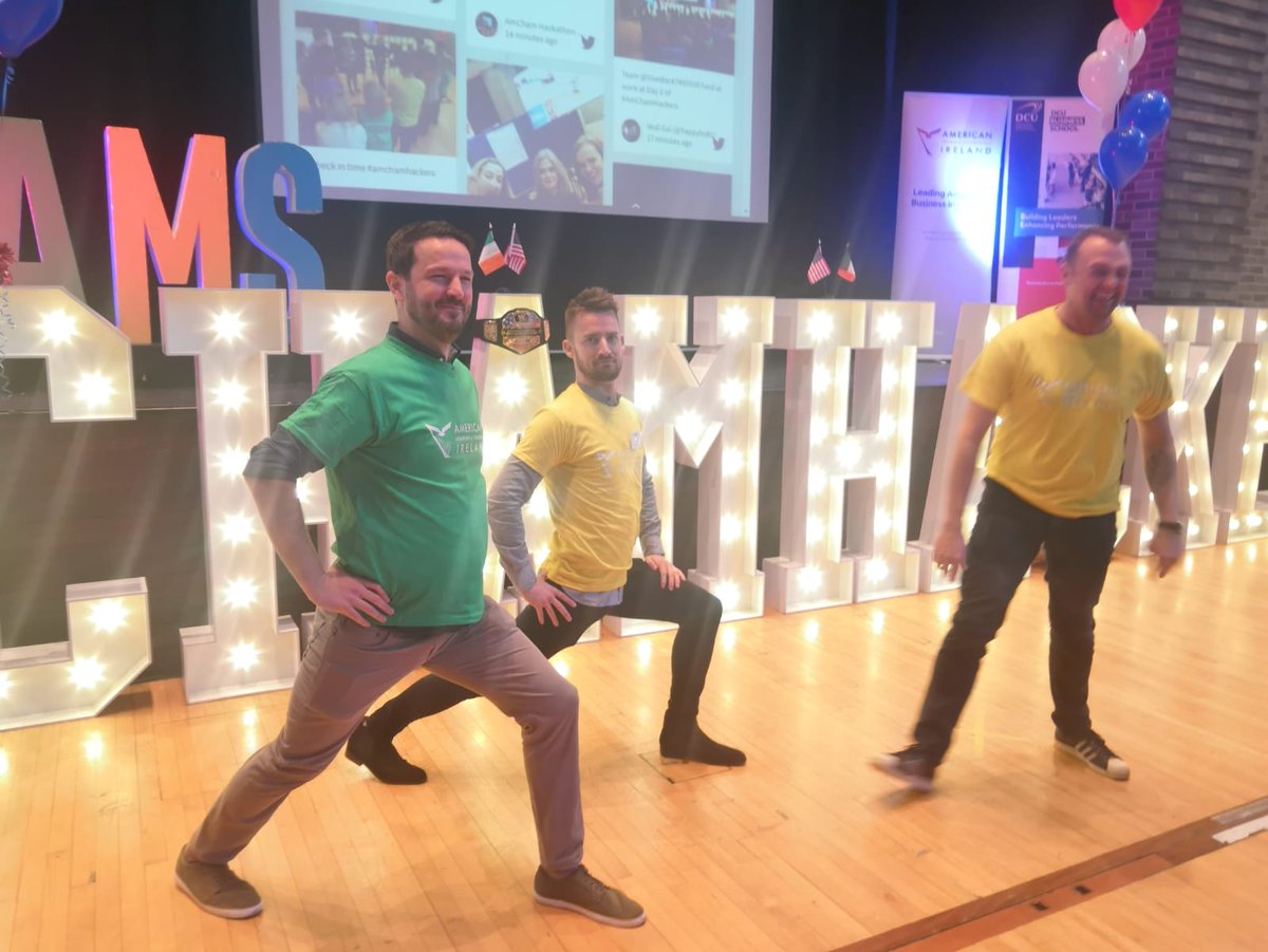 Limbering up @amchamhackers