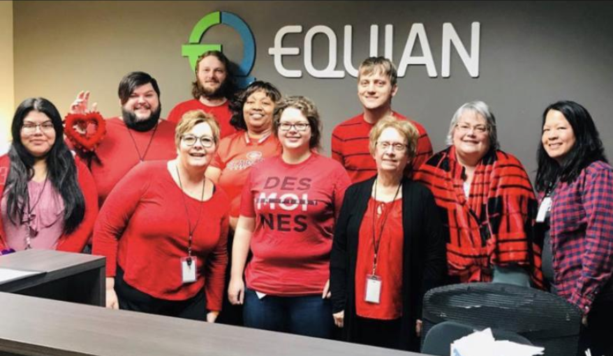 Equianllc's tweet photo. February is American #HeartMonth and today is #WearRedDay. We’re supporting the fight against heart disease and stroke by wearing red. @American_Heart   has a goal of reaching $2.5M to help with research. Click here to learn more: https://t.co/GqDHKE4nwT

#heartdisease  #feb https://t.co/fJOLIGc7zH