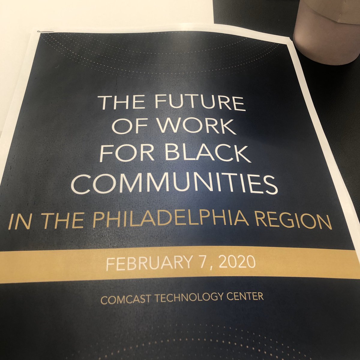 SidneyRHargro's tweet photo. Impact of automation in Black Communities is front and center at today's day long session with #PHLWorkforce @JointCenter @ComcastNBCUCI #futureofworkers #futureofblackworkers https://t.co/ttR9EvymsS