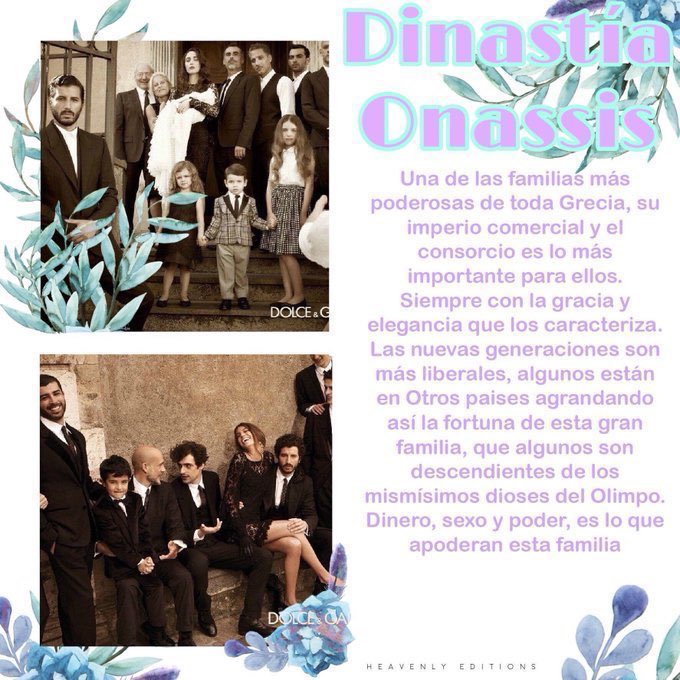 Estamos buscando miembros para una de las más antiguas familias y dinastías de Grecia

La dinastía Onassis

Si estás interesado en formar parte de ella da un ❤️ o manda un DM’s