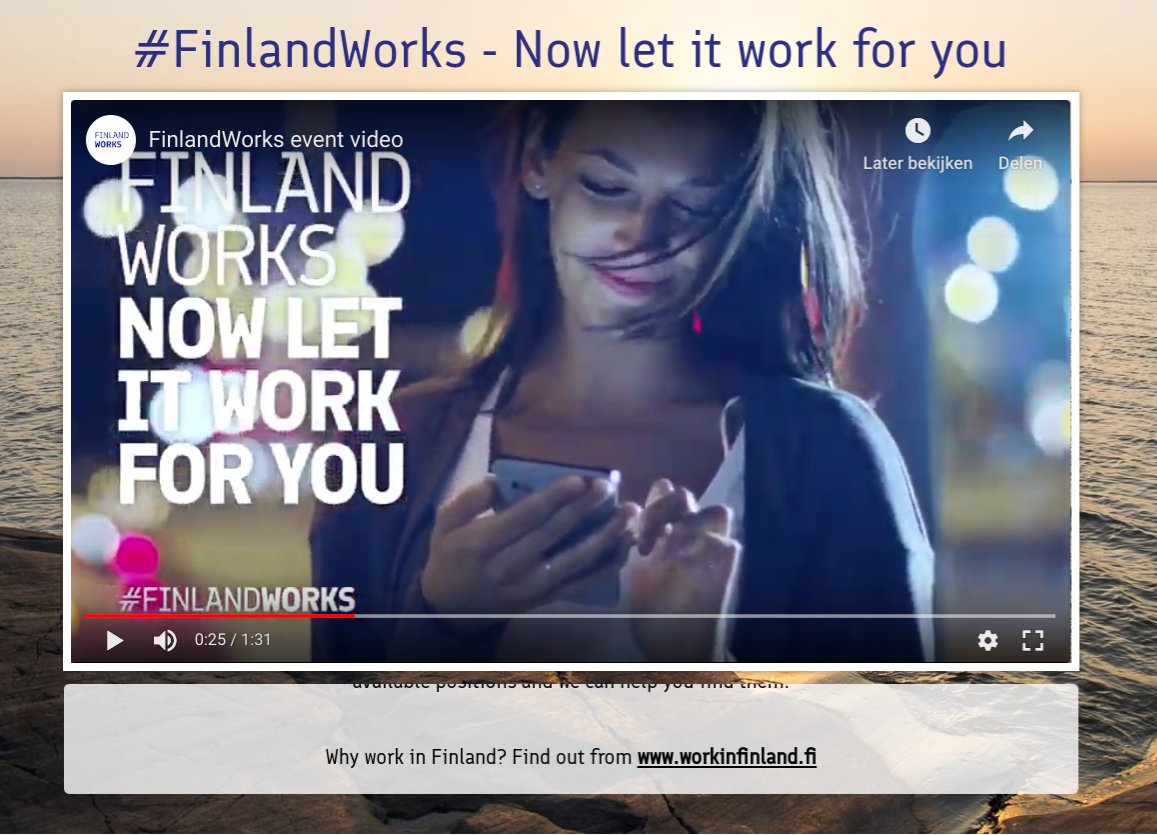 EmigratieBeurs's tweet photo. @BusinessFinland Hello @BusinessFinland &amp; #Finlandworks! Welcome to The Netherlands! https://t.co/eO93elmBwU https://t.co/R94riCLJiX