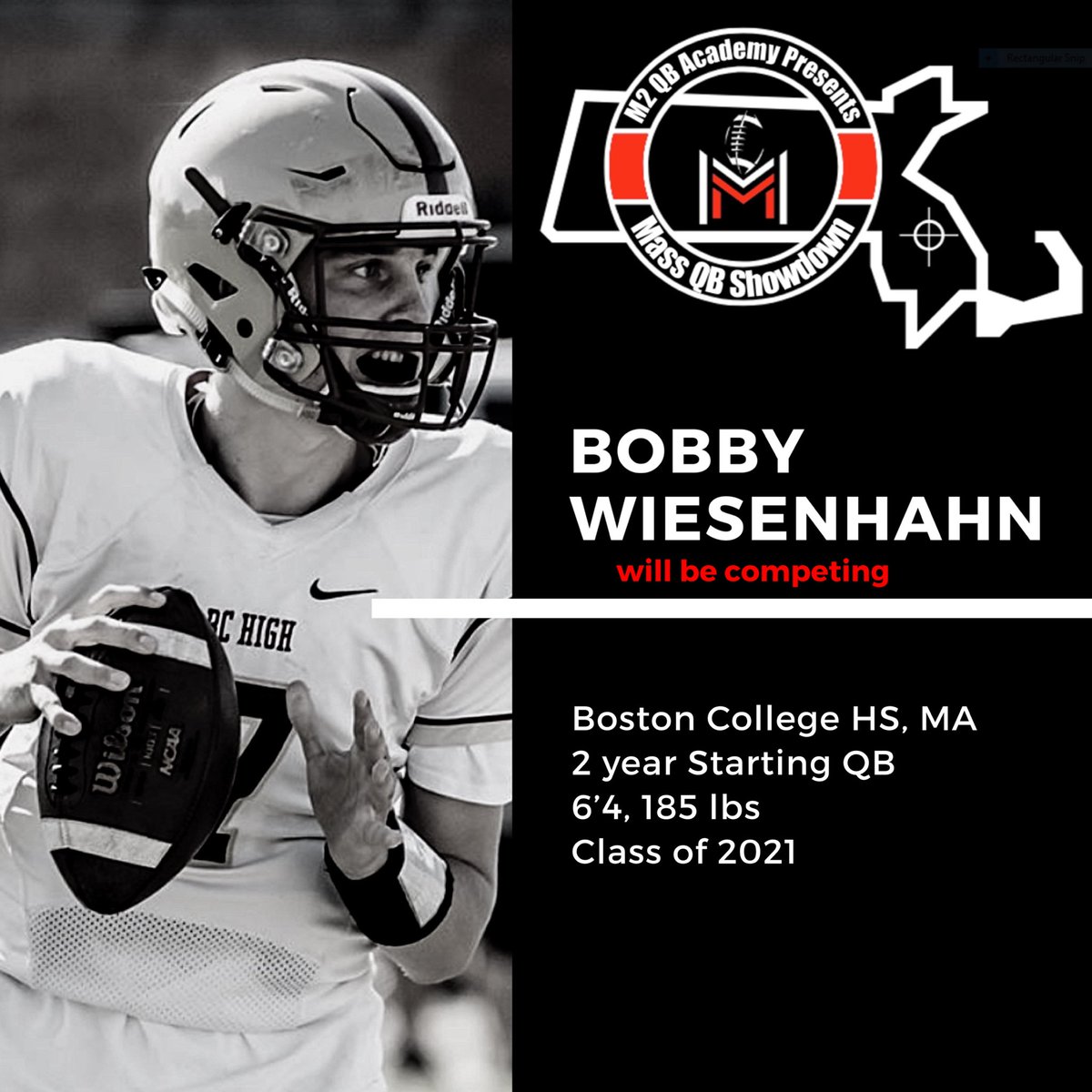 M2_QBacademy's tweet photo. Another wave of great QBs locked in for our Showdown Camp. With each day excitement grows for June. Let’s get after it! Introducing @Bobbywiez5 @NickHidalgo18 @_joshlarson_ &amp; Drew Hall #MassQBshowdown #RoundII @quarterbackmag https://t.co/w7W6n3Z2jX