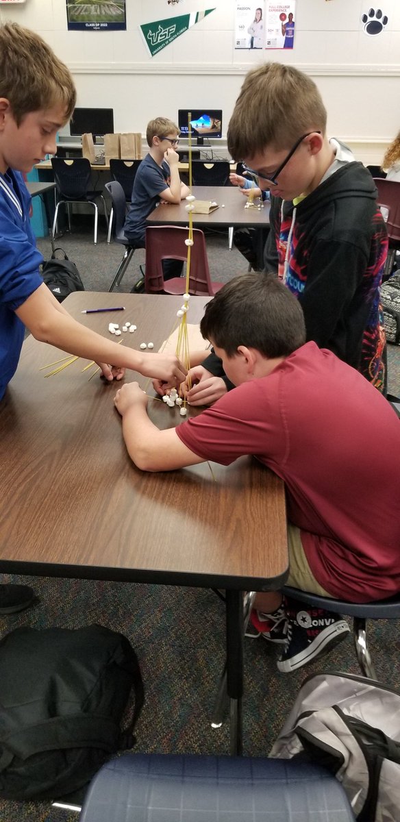 KayleighBeauli3's tweet photo. Building relational capacity and utilizing some soft skills to successfully complete the spaghetti challenge! @FortKingMiddle @CRenfroe4EDU @ryan_bennett16  @wkmcateer4  #MCPS_AVID https://t.co/BGJVnakOLk