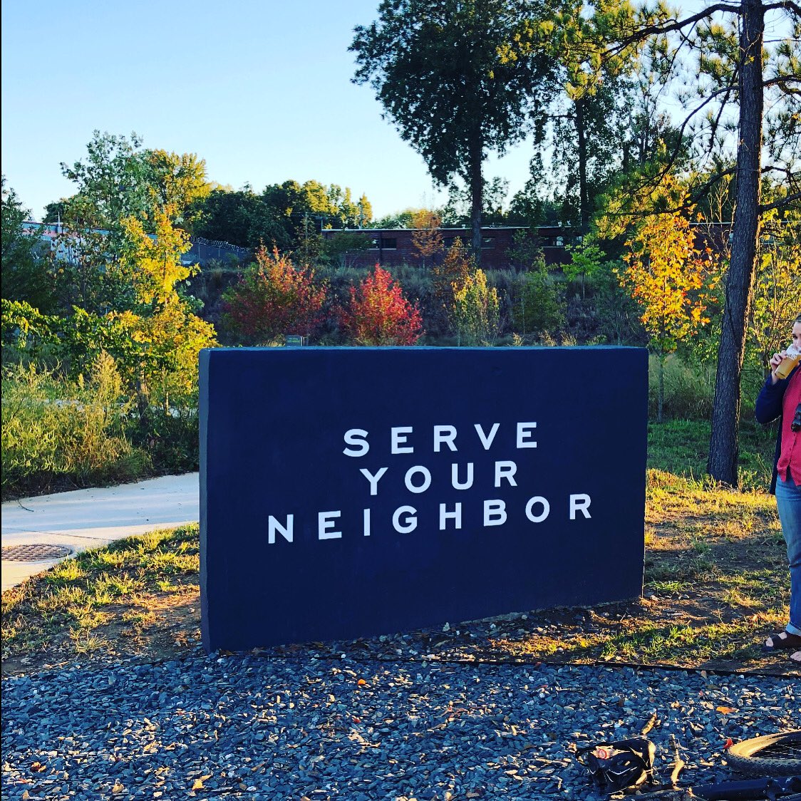 Made a recent trip back to our old neighborhood in Atlanta. I’ve seen this sign many times. Seeing this sign now, as we get ready to advance to building Kinship, the significance of this message is far more impactful. Local or far we are stoked to serve you. #ServeYourNeighbor