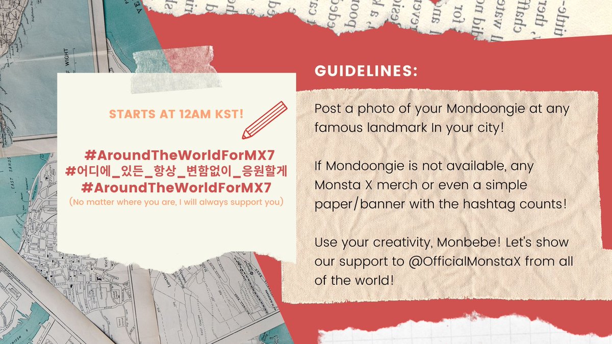 2020020812am KST onwards187th Hashtags @OfficialMonstaX  @STARSHIPent  #AroundTheWorldForMX7  #어디에_있든_항상_곁에_있을게  https://twitter.com/wonhobebe_93/status/1222509424918568960?s=19