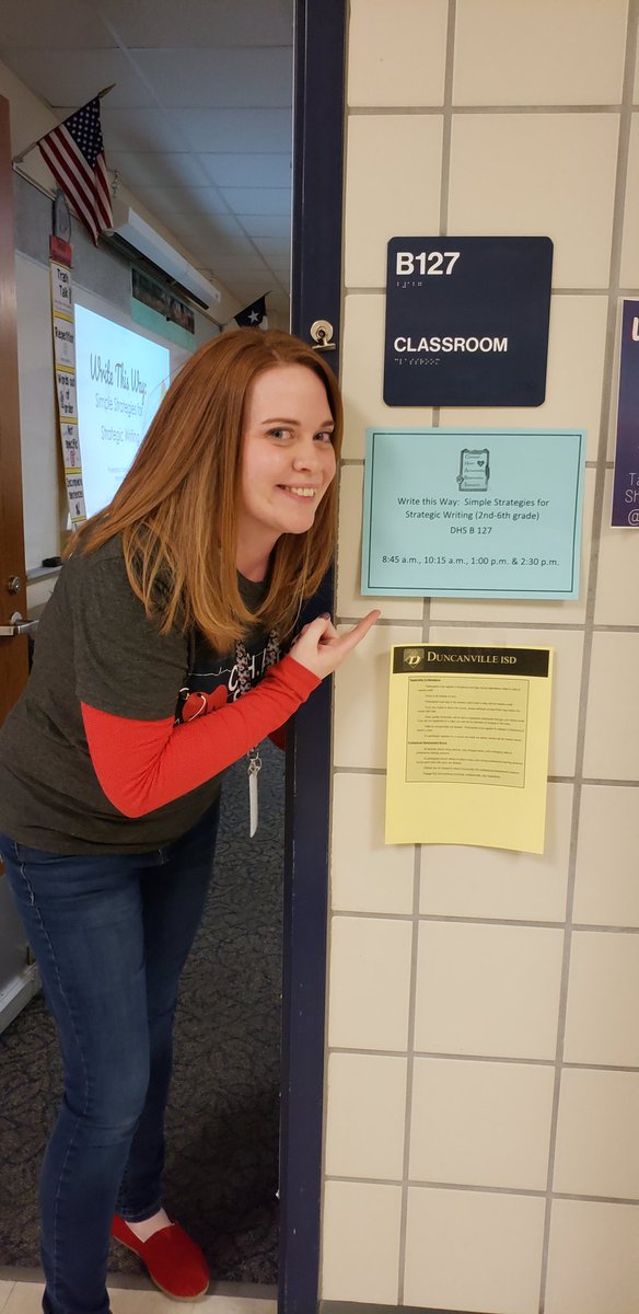 ActonElem's tweet photo. @ActonElem's very @candacewilson86 is ready for her presentations today. #CHARTSuccess #DvilleISDTS #ActonTweets https://t.co/GrQ5GJRdyh