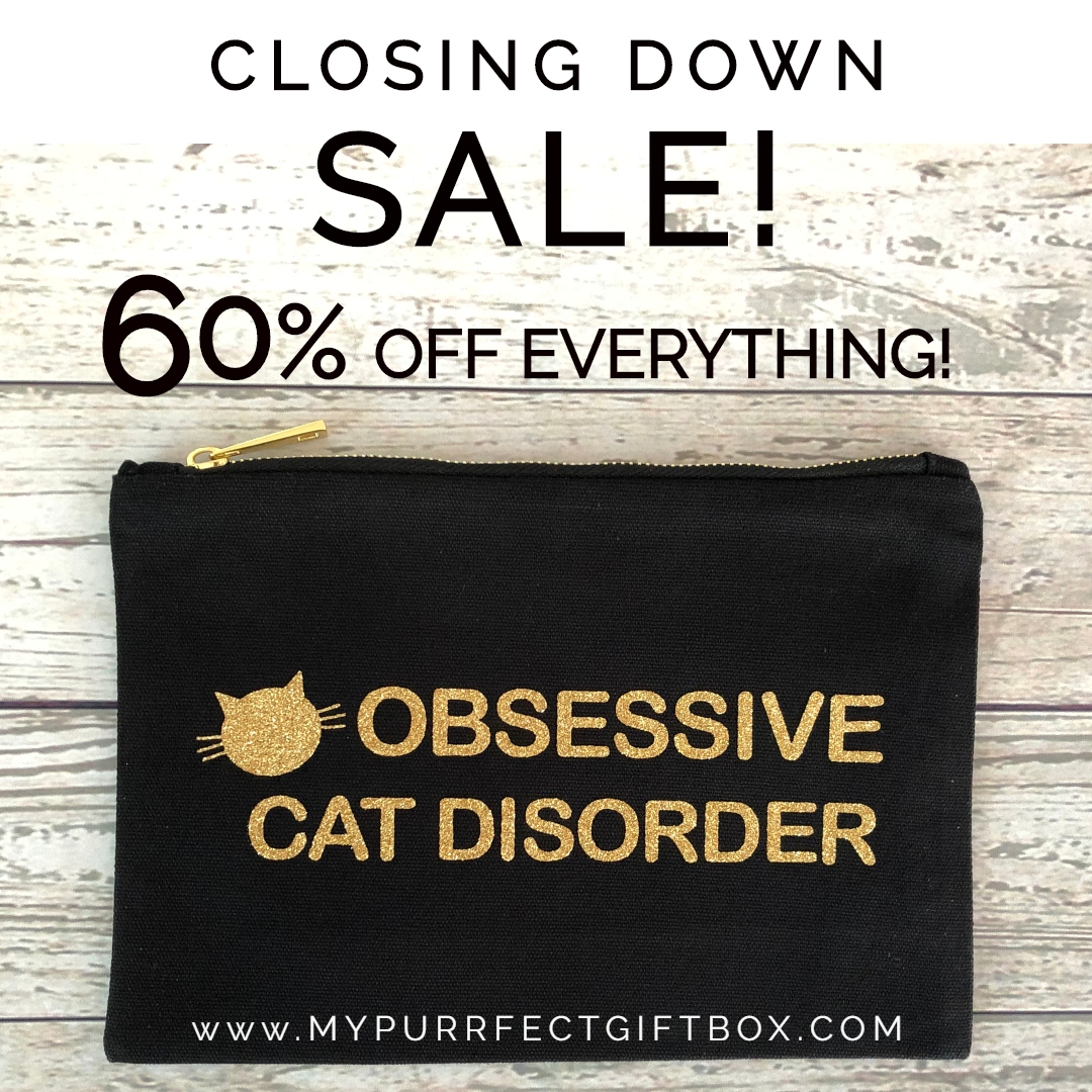 PurrfectGiftBox's tweet photo. CLOSING DOWN SALE! After 4 years we are closing the shop! Save 60% off all remaining stock.  Use code CLEARANCE60 at https://t.co/JDwD05z3IM 

#cats #CatsOfTwitter #catlady #catlovers #sale #Casualty https://t.co/sB2IAHhxkz