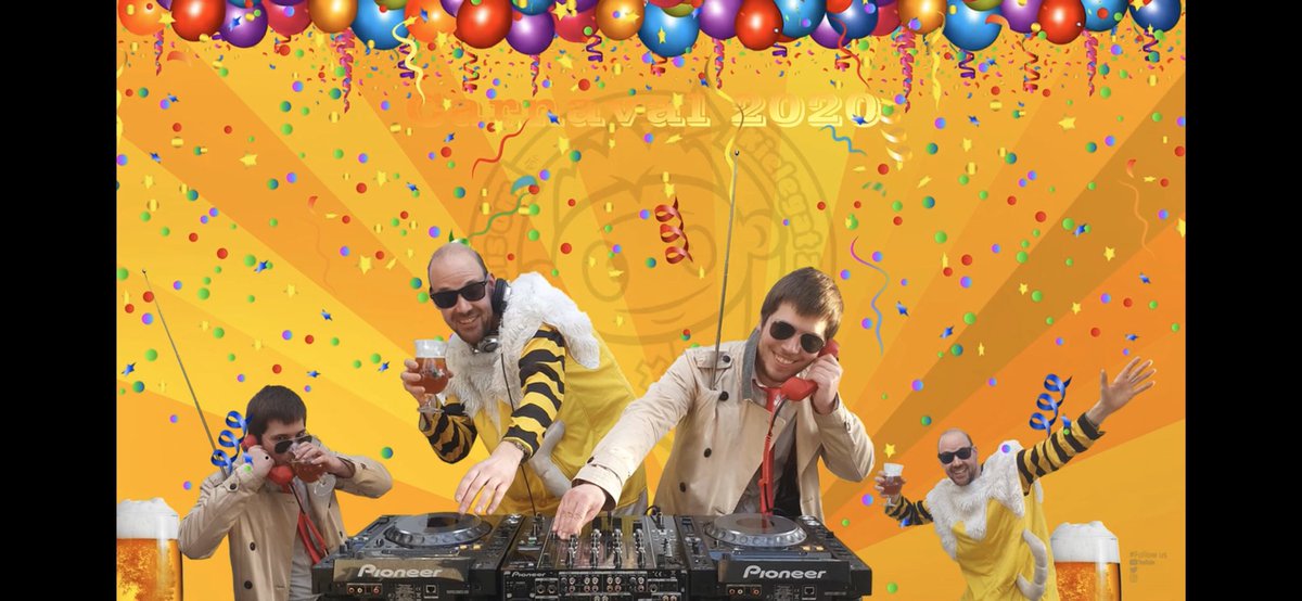 R3Crowderz's tweet photo. Zojuist Online! Onze #Carnaval2020 #Mix beluister hem hier! https://t.co/w3bap4XPtn Enjoy!! 🎉🎉🎉🍻 https://t.co/S7DiSUI5wc