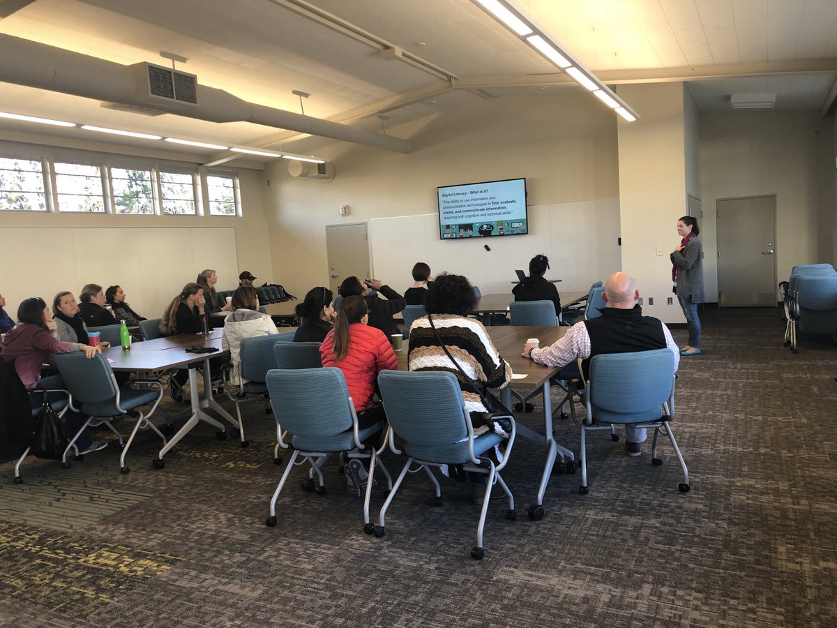 Parent Coffee!  Thank you Julie and Misty for presenting info about Digital Literacy and Digital Citizenship!