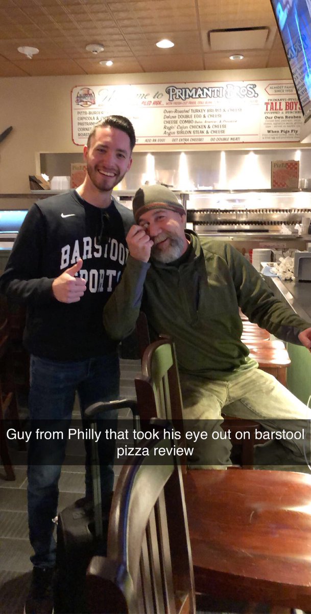 phillymanilly's tweet photo. @barstoolsports @stoolpresidente I met the eyeball guy at Pittsburgh Airport https://t.co/BlHvFSCGnT