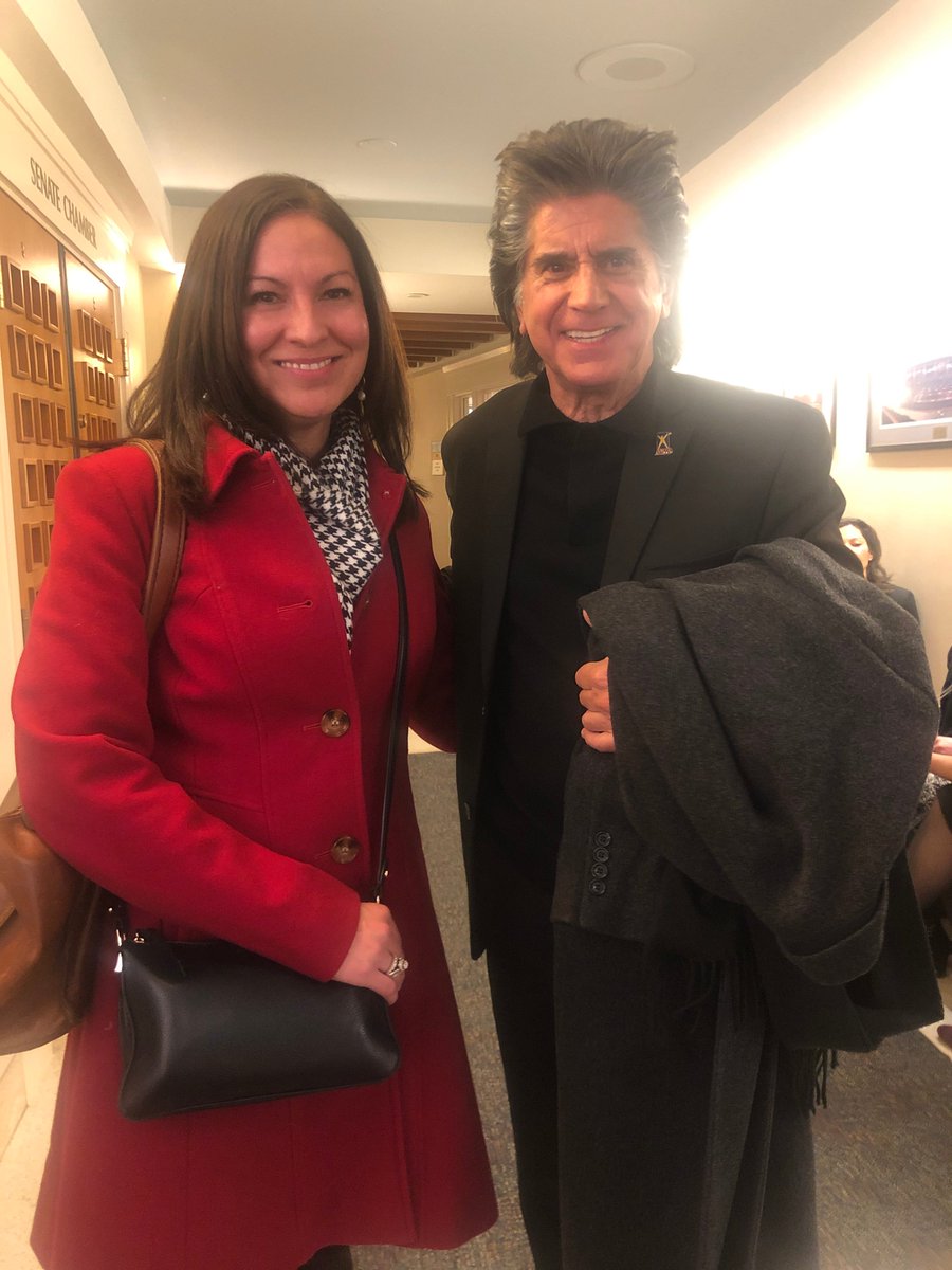Dr. Channell Segura and Dr. Edward Lee Vargas - Proud to be at the New Mexico State Capitol for the reading of House Bill 298 today - the passing of this bill is instrumental in providing college and career readiness access and opportunities to so many more New Mexico students.