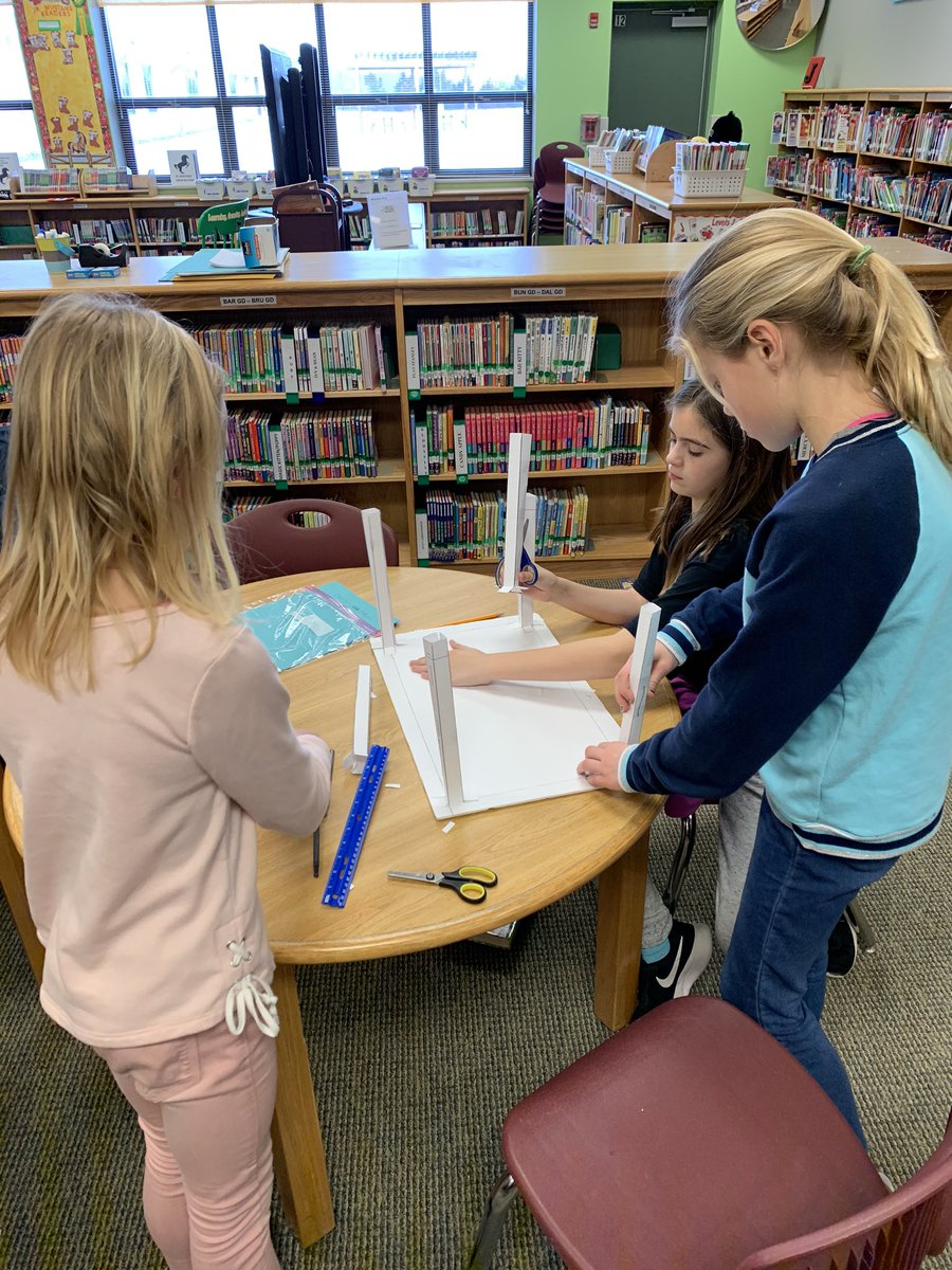 DuelloLibrary's tweet image. Paper Roller Coaster construction is underway! Columns and beams are going up! 5th grade researched how roller coasters work and are now making their own. @DUE_5th @duello_elem #duellolearns #wsdlearns
