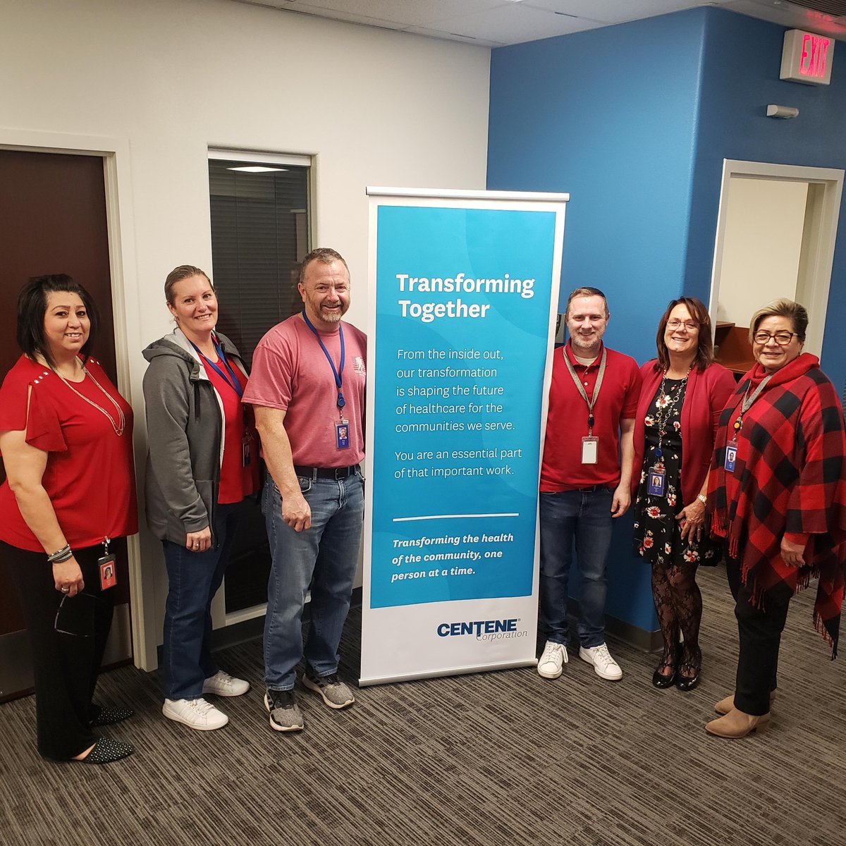 AzCHealthPlan's tweet photo. Our AzCH staff in Yuma celebrating #WearRedDay! #AzCHLifeIsWhy https://t.co/xE3Ymqy6pW
