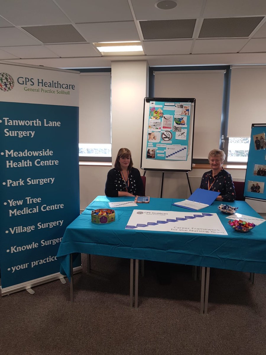 BSolTraining's tweet photo. How's your Friday afternoon going? We're having a great day at the @BCUNursing Careers Fair, helping to promote General Practice nursing. What an excellent event! https://t.co/DLytE4vp1X