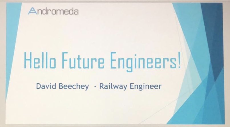 AndromedaUK's tweet photo. This week our Engineering Manager Dave Beechey has been spending time helping @LiverpoolColl students with ideas for the @primaryengineer awards project. A great couple of days &amp; some fantastic ideas from future engineers! #railengineers #rail #liverpool #STEM https://t.co/Owun4zteFx