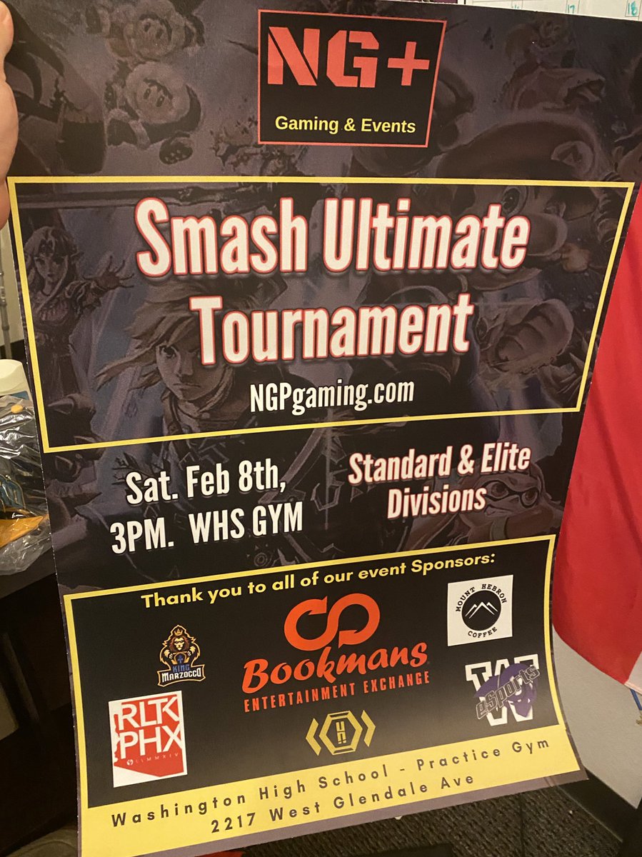 NGPlusLLC's tweet photo. Gonna be giving some of these bad boys away at the event tomorrow! #SmashUltimate #SmashBrosUltimate and thanks to @bookmansphoenix for being the main sponsor! https://t.co/0FhEsp1mfP