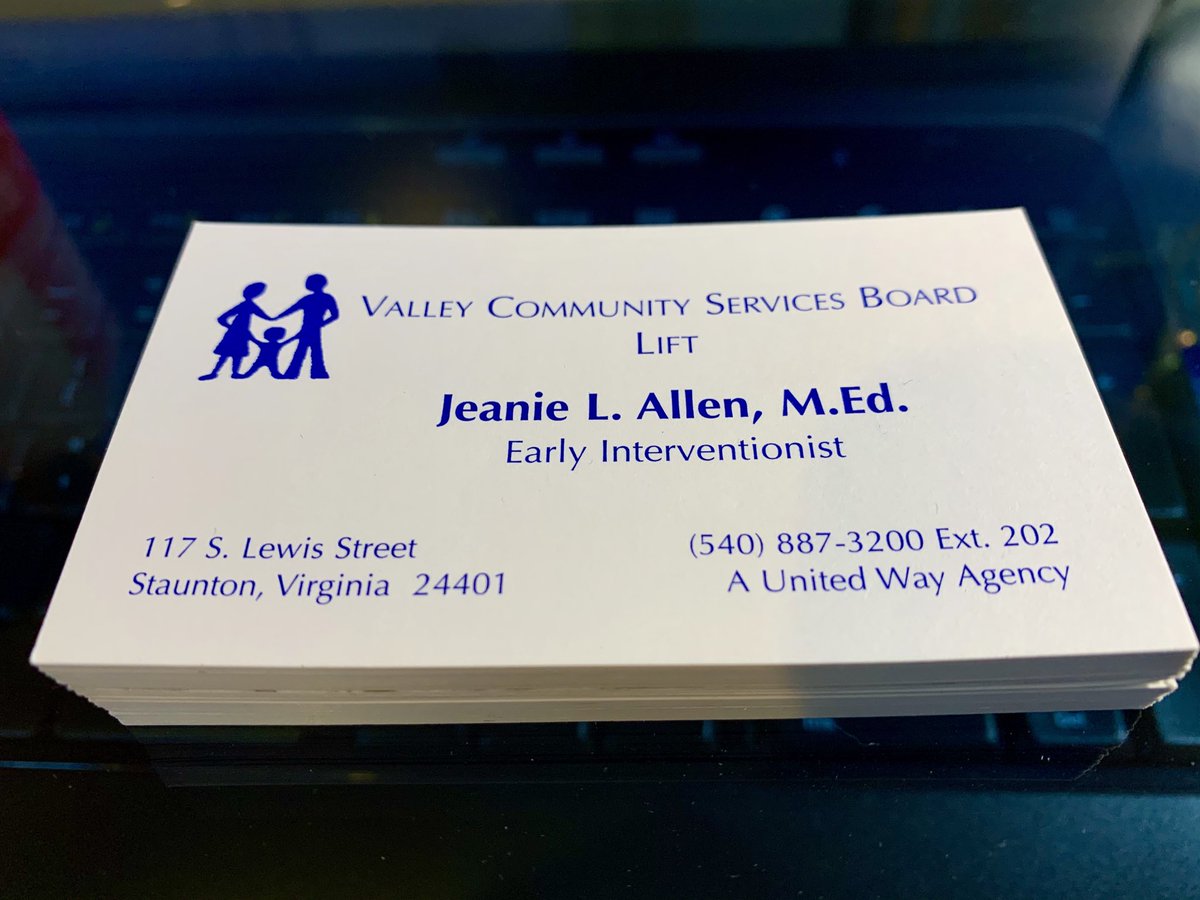 JeanieLAllen's tweet photo. Didn’t realize I still had a stack of these... a rewarding, fulfilling and challenging job. 

#IFSP #VCSB #StauntonVirginia ⁦@VirginiaDBHDS⁩ @JMU https://t.co/1UliyuMe6M
