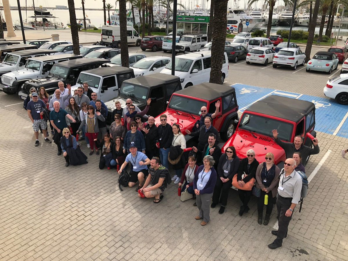 Day 2! Kinetico explorers. Tiring and a very eventful afternoon as the extended #kinetico family explore the beautiful Tramuntana mountain range. It looks like they are all staying hydrated with their #runbott though.
#onekinetico #celebratingsuccess #itsonlythestart