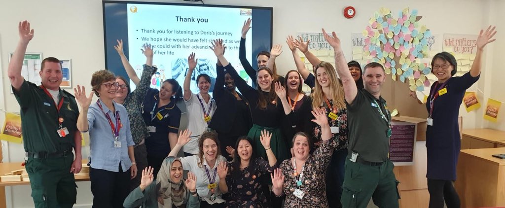 EsthFrailty's tweet photo. Frailty Journey completed, what a terrific day. Thanks to everyone who participated and everyone who left a pledge! ❤️@epsom_sthelier @AcuteFrailty #Frailty #Frailtymatters https://t.co/Lc8ct9DnJk
