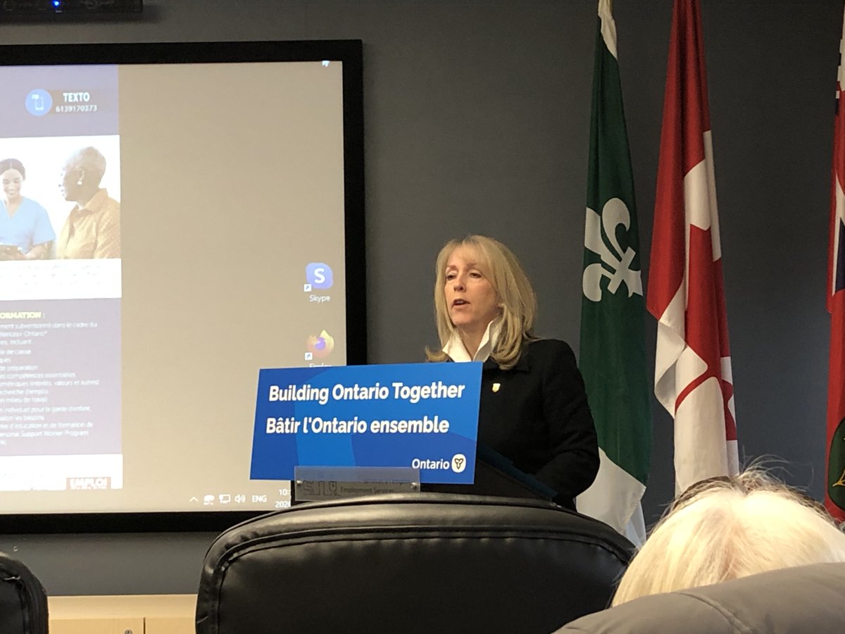 Quelle bonne nouvelle pour le Centre de service à l'emploi de Prescott-Russell (CSEPR) annoncée ce matin par l'honorable <a href="/celliottability/">Christine Elliott</a>, ministre de la Santé de l'Ontario - subvention pour le programme PSSP au CÉFEO.
