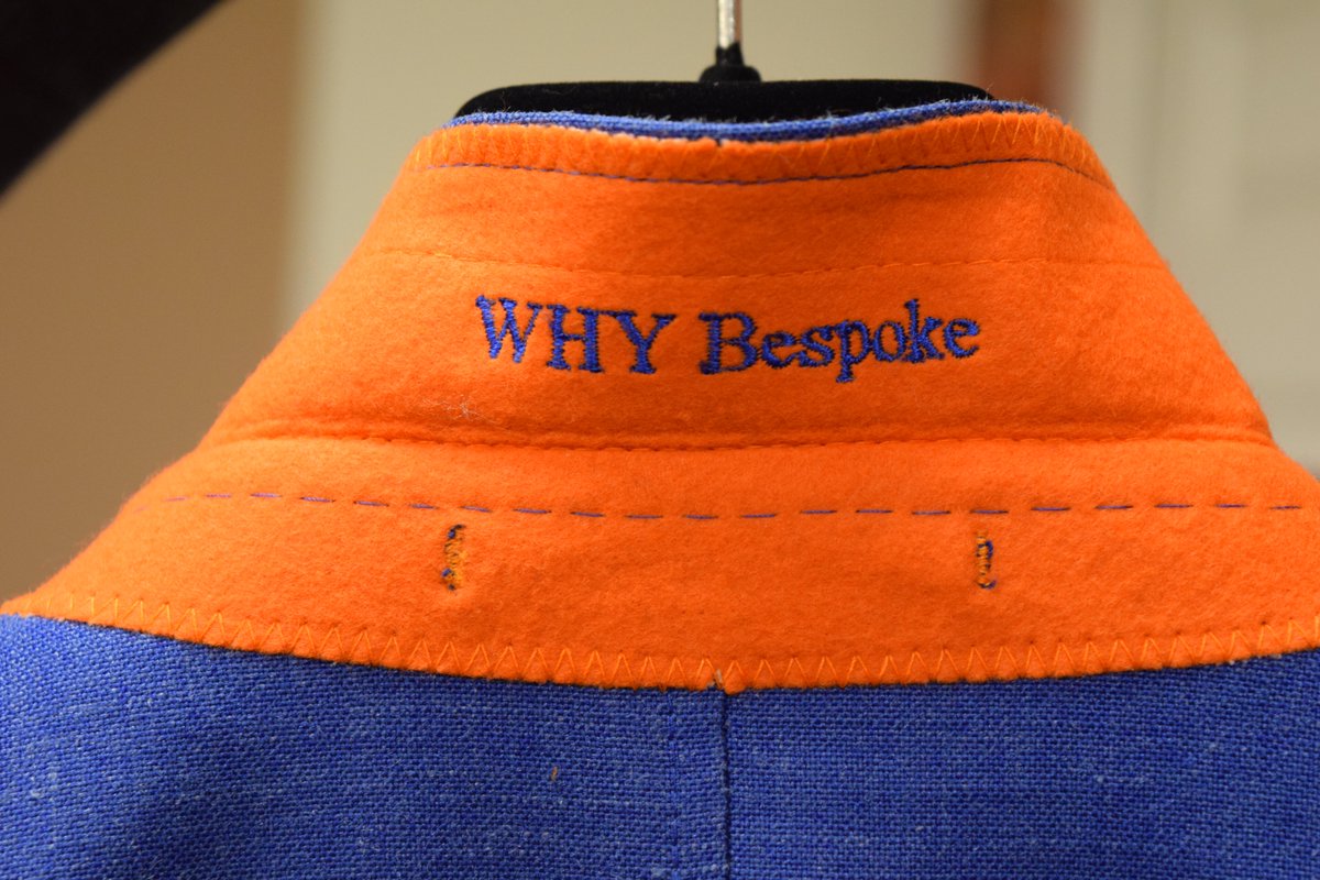 WY1876's tweet photo. Suit up in complementary colours 👔💙🧡
#DontCompromise #MadeToMeasure #Tailoring #Bespoke #Tailor #MensFashion #WomensFashion #TailoredSuit #TailoredJacket https://t.co/kBoPuLk7lK