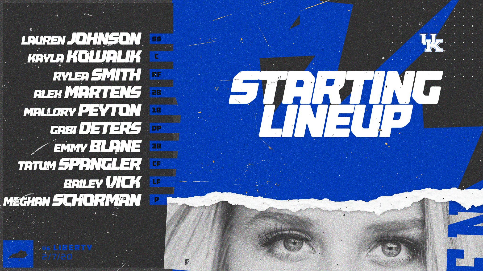Kentucky Softball on Twitter "😺Starting Lineup😺 First pitch comes your
