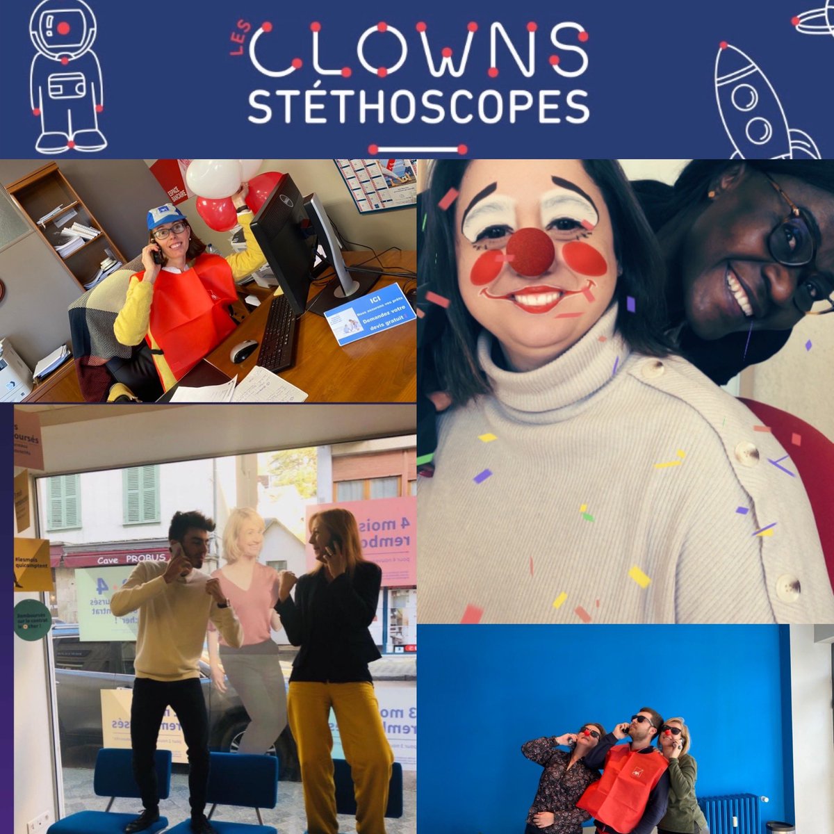 Une belle journée au profit de <a href="/clownstetho/">Les Clowns Stéthoscopes</a> 🤡 #EnergyDays #axaso . Tous mobilisés 📞 pour offrir des sourires aux enfants hospitalisés !@BussonLydia <a href="/AudreyALEPEE/">Audrey</a> <a href="/lomarax33/">Laurent Chalant</a>