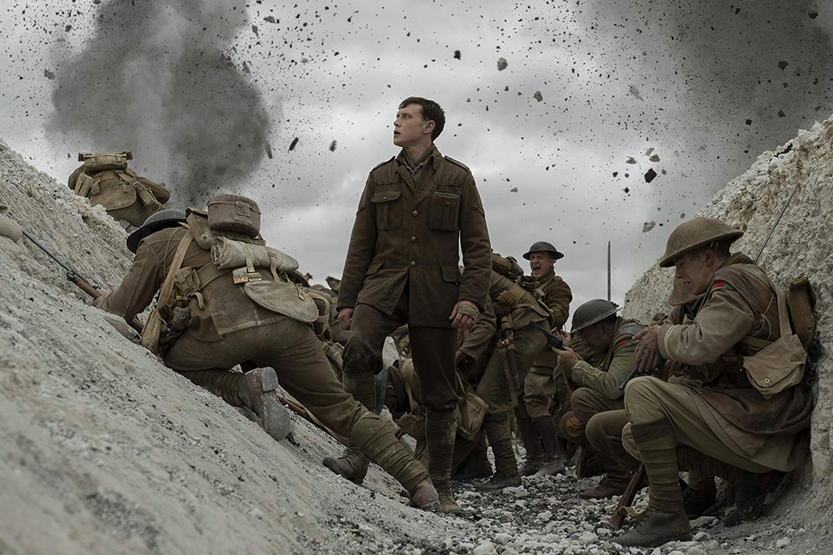 6. 1917 (Sam Mendes, 2019)Technically flawless, with Roger Deakins' amazing blocking, lighting and camera work taking the spotlight. I don't think the one-take style really helped the film's story all throughout but it's still an amazing piece of work.3.5/5