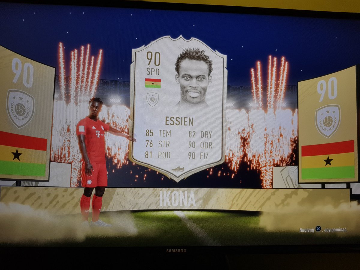 TomioxFIFA's tweet photo. Droga przez mękę, ale jest.
#WelcomeEssien https://t.co/2JDFkrxr02