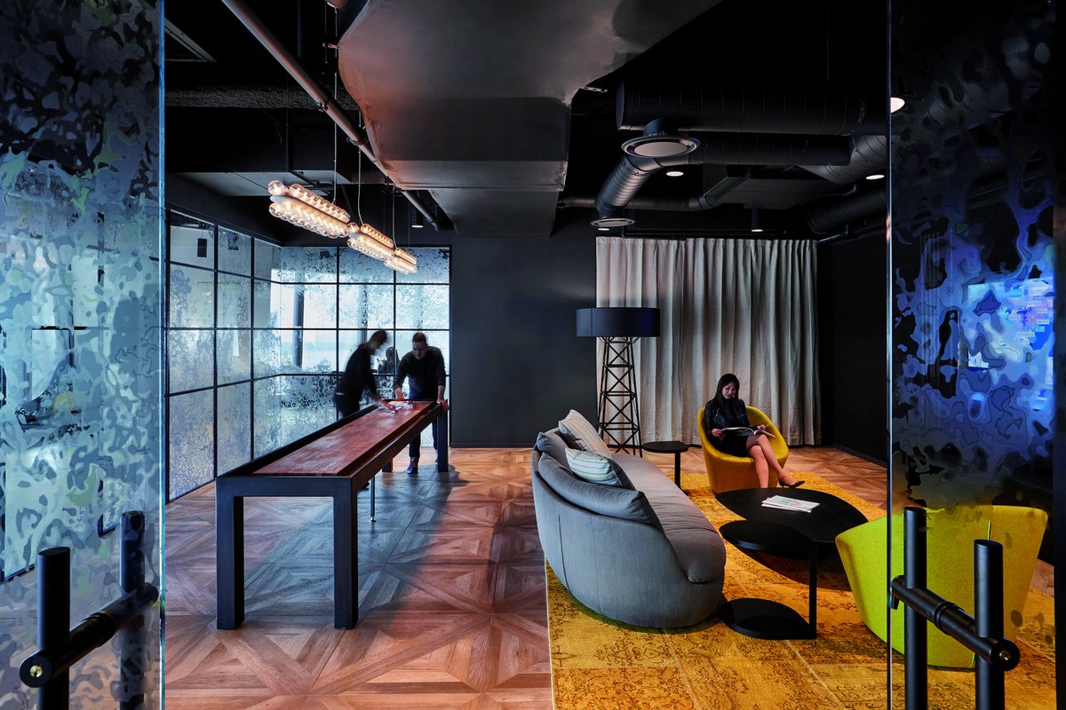 OneWTC's tweet photo. It’s Friday! Take a break from your usual routine and go play a game of shuffleboard in the #OneWorldCommons game room! #lovewhereyouwork https://t.co/5Et0aVm7EY