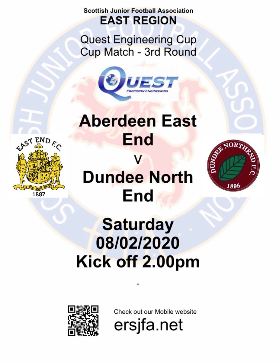 Dokens1895's tweet photo. Tomorrow we head to Aberdeen in the 3rd round of the Quest Engineering Cup🏆🍃

‼️For supporters travelling on the bus, the bus will be leaving at 11:15 sharp‼️

🆚 | Aberdeen East End v DUNDEE NORTH END
🕜 | Kick off - 2:00pm
🏟 | New Advocates Park
⚽️ | Quest Engineering Cup https://t.co/wgnyP50ffN