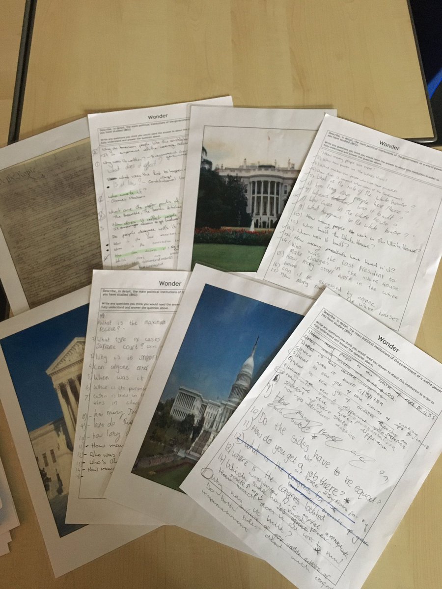 MrsKerr8's tweet photo. N5 Modern Studies carried out a carousel task to explore what they wanted to know about the US political institutions to being able to discuss the checks and balances. #someteam #explainthewhy https://t.co/J2QQkZeBSg