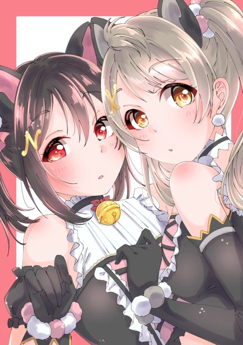 キャットツインテールのことにこ、黒ピンクで可愛い? 
