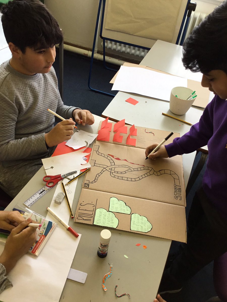 6Ke are having lots of fun creating board games for <a href="/NSPCC/">NSPCC</a> Number Day. We have games based on Monopoly, Ludo and some of our own original creations! <a href="/AndertonPark/">AndertonParkPrimary</a> <a href="/Cm17974Clare/">Ms C Matthews</a>