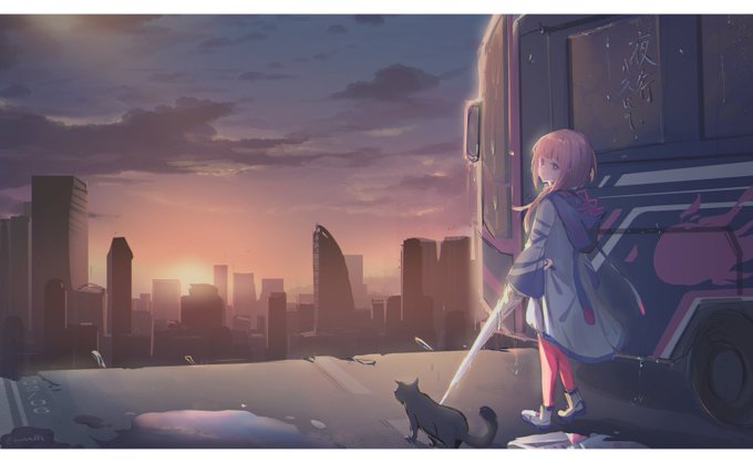 「都市 夕焼け」のTwitter画像/イラスト(古い順)