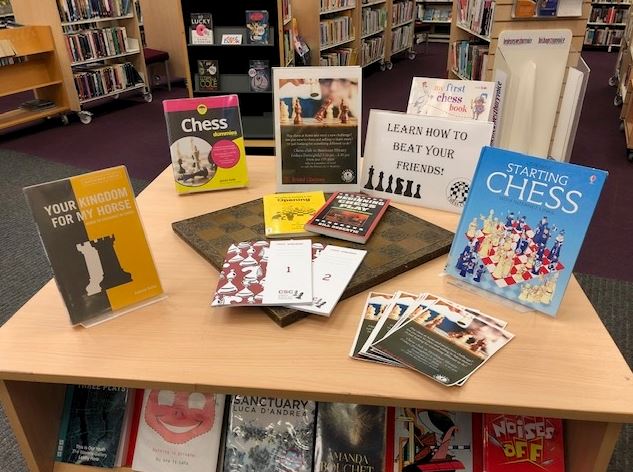 BristolLibrary's tweet photo. We've got volunteer-run #Chess Clubs in several libraries across Bristol, and chess sets in every one of our 27 libraries!
Ask at your local library for details
Display by #BristolLibrary staff
@MumsnetBristol @bristolmum
#bristollibraryideas #libraryinnovations #WeAreBristol https://t.co/pkw5t8finN