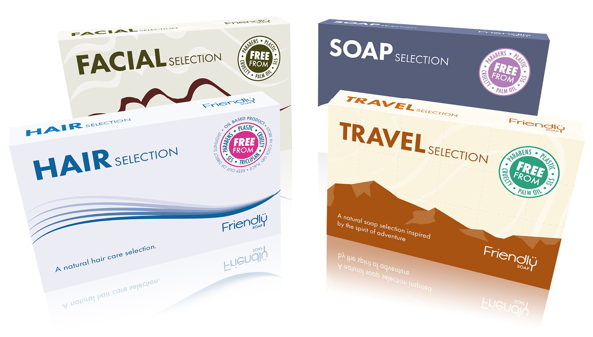 friendly soap selection boxes