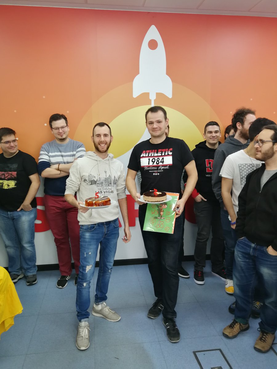 starloopstudios's tweet image. 🥳Yesterday we celebrated 5 years since two amazing Starloopians are on our team: Alexandru and Jesús!🧡
🎁Thank you for being with us so long, for believing in the values of Starloop and for being 2 outstanding Starloopians in all that time.
#starloop #starloopian #bestteam
