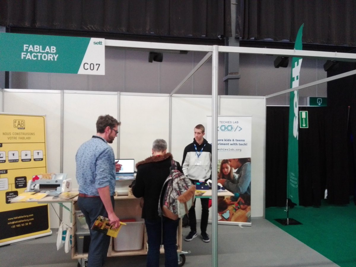 TicTacLabBXL's tweet photo. Retrouvez-nous au stand C07 à #SETTNamur avec nos amis de @FabLab_Factory https://t.co/ZErXIM2Mck